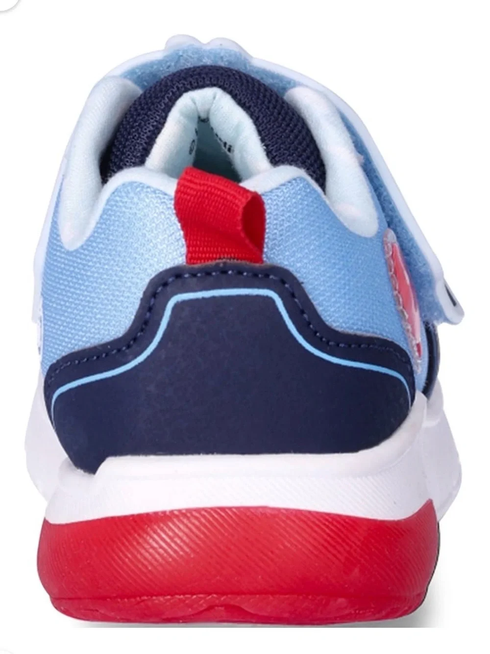 Toddler Light Blue & Navy Character Hook-and-Loop Sneaker
